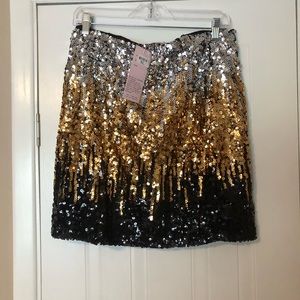 NWT Women’s XL Maner Ombré Sequin Skirt. Perfect for Vegas!